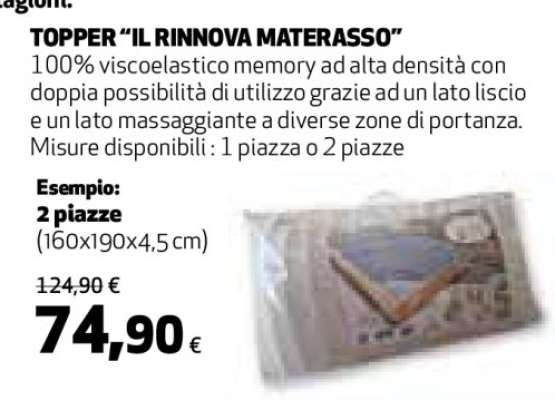 TOPPER "IL RINNOVA MATERASSO"