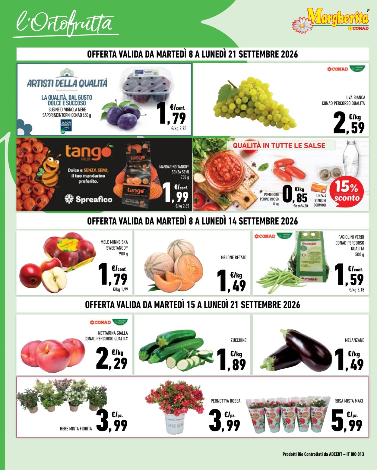 Volantino Conad - 8/9/2026 - 21/9/2026. Pagina 2