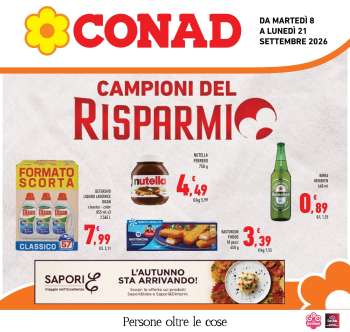 Volantino Conad - 8/9/2026 - 21/9/2026.