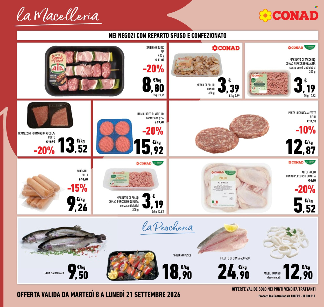 Volantino Conad - 8/9/2026 - 21/9/2026. Pagina 6