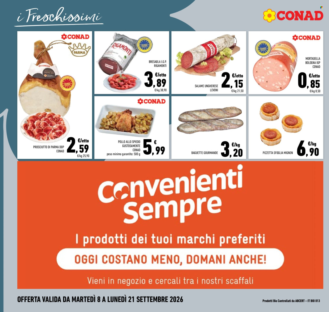 Volantino Conad - 8/9/2026 - 21/9/2026. Pagina 8