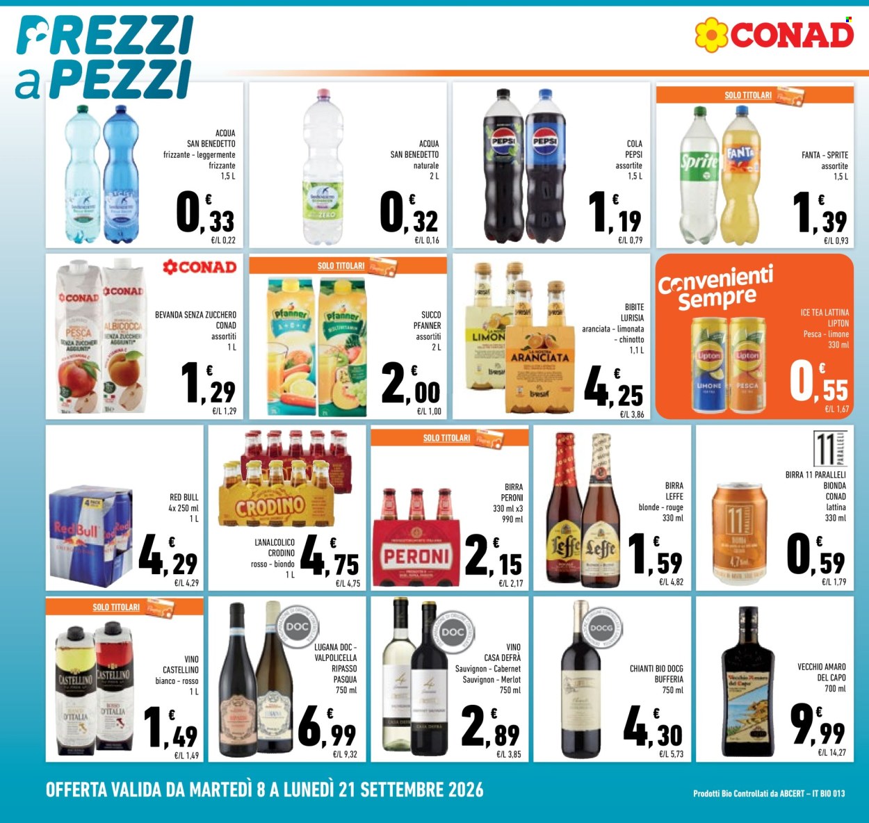 Volantino Conad - 8/9/2026 - 21/9/2026. Pagina 20