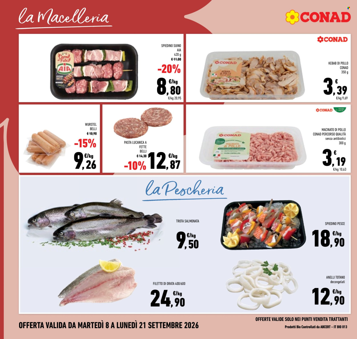 Volantino Conad - 8/9/2026 - 21/9/2026. Pagina 6