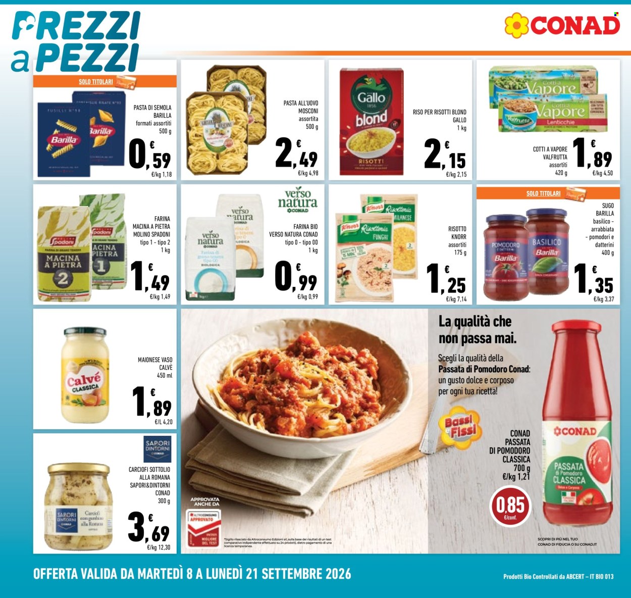 Volantino Conad - 8/9/2026 - 21/9/2026. Pagina 14