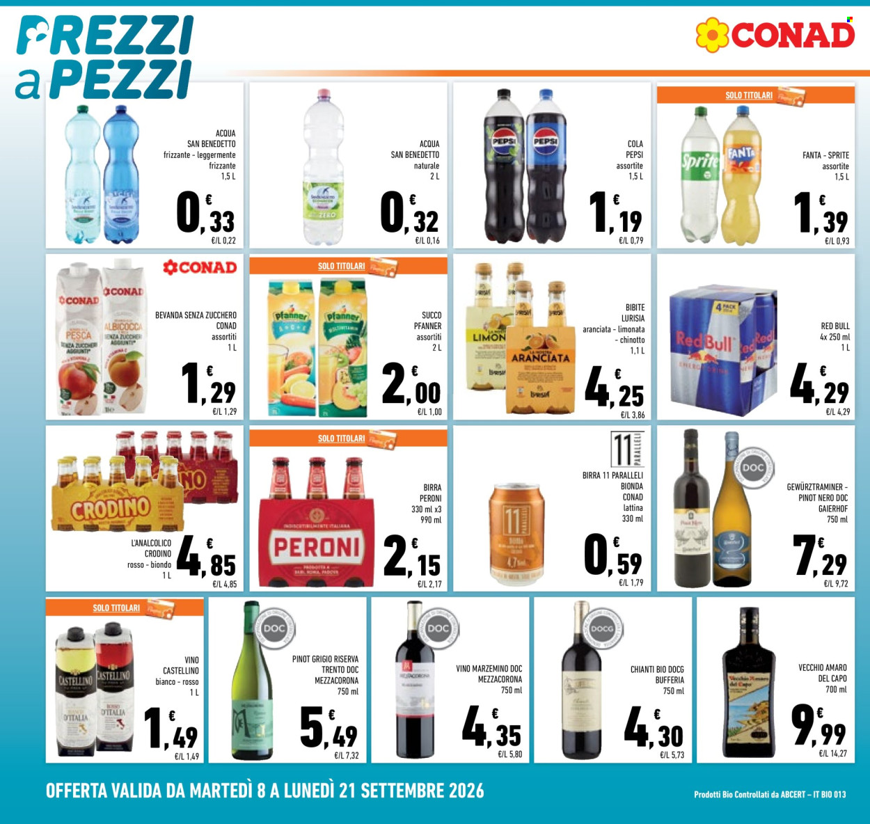 Volantino Conad - 8/9/2026 - 21/9/2026. Pagina 20