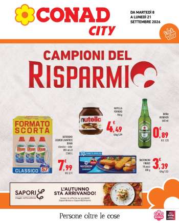 Volantino Conad - 8/9/2026 - 21/9/2026.