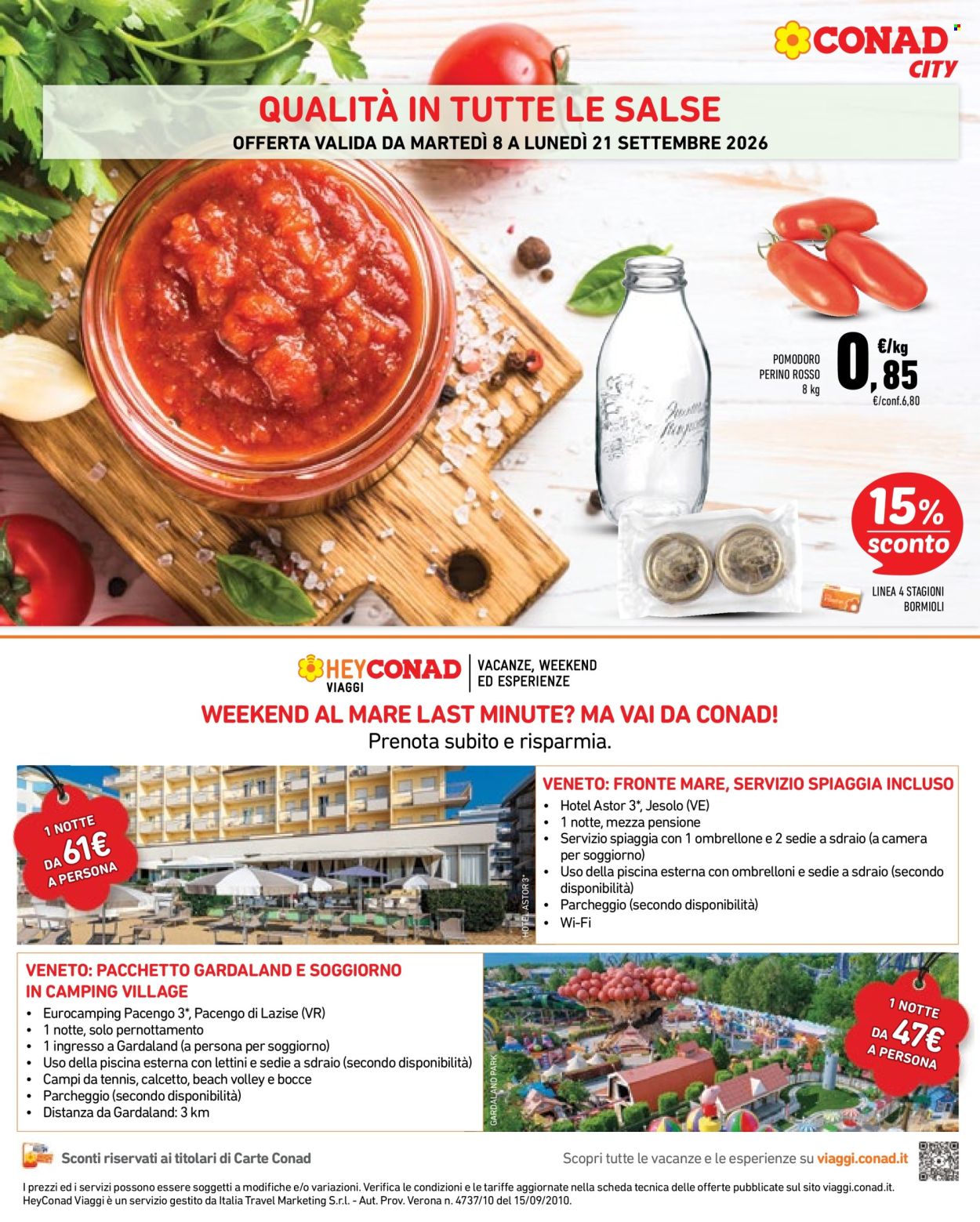 Volantino Conad - 8/9/2026 - 21/9/2026. Pagina 4
