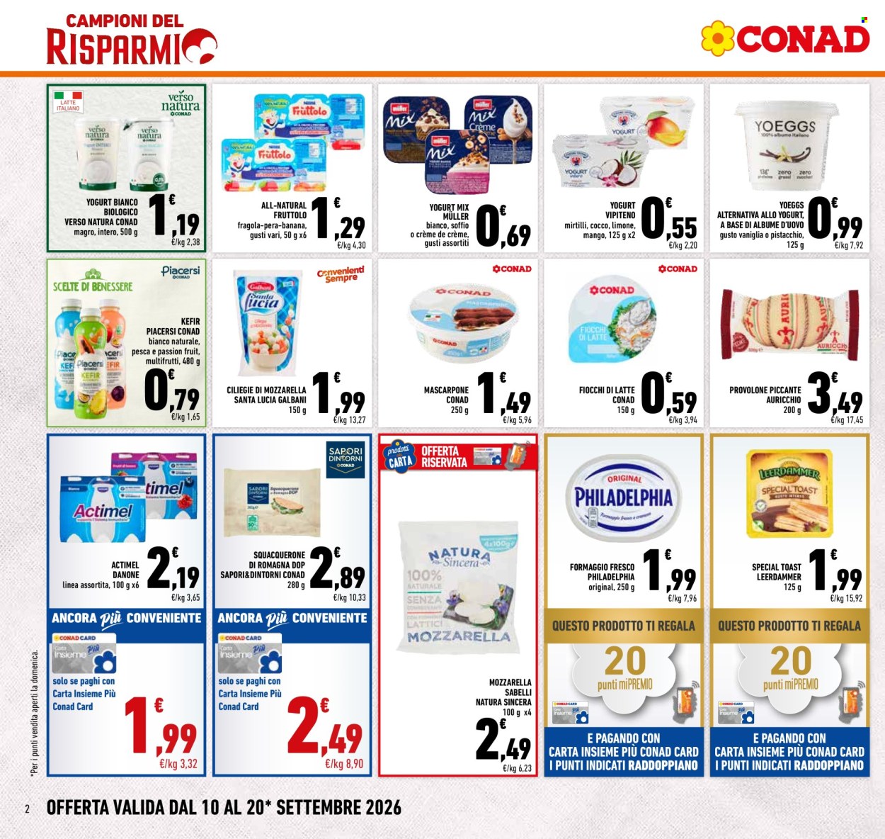 Volantino Conad - 10/9/2026 - 20/9/2026. Pagina 2