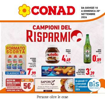 Volantino Conad - 10/9/2026 - 20/9/2026.