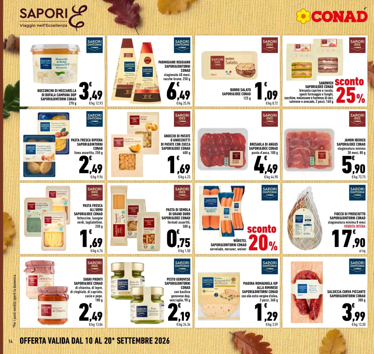 Volantino Conad - 10/9/2026 - 20/9/2026. Pagina 14