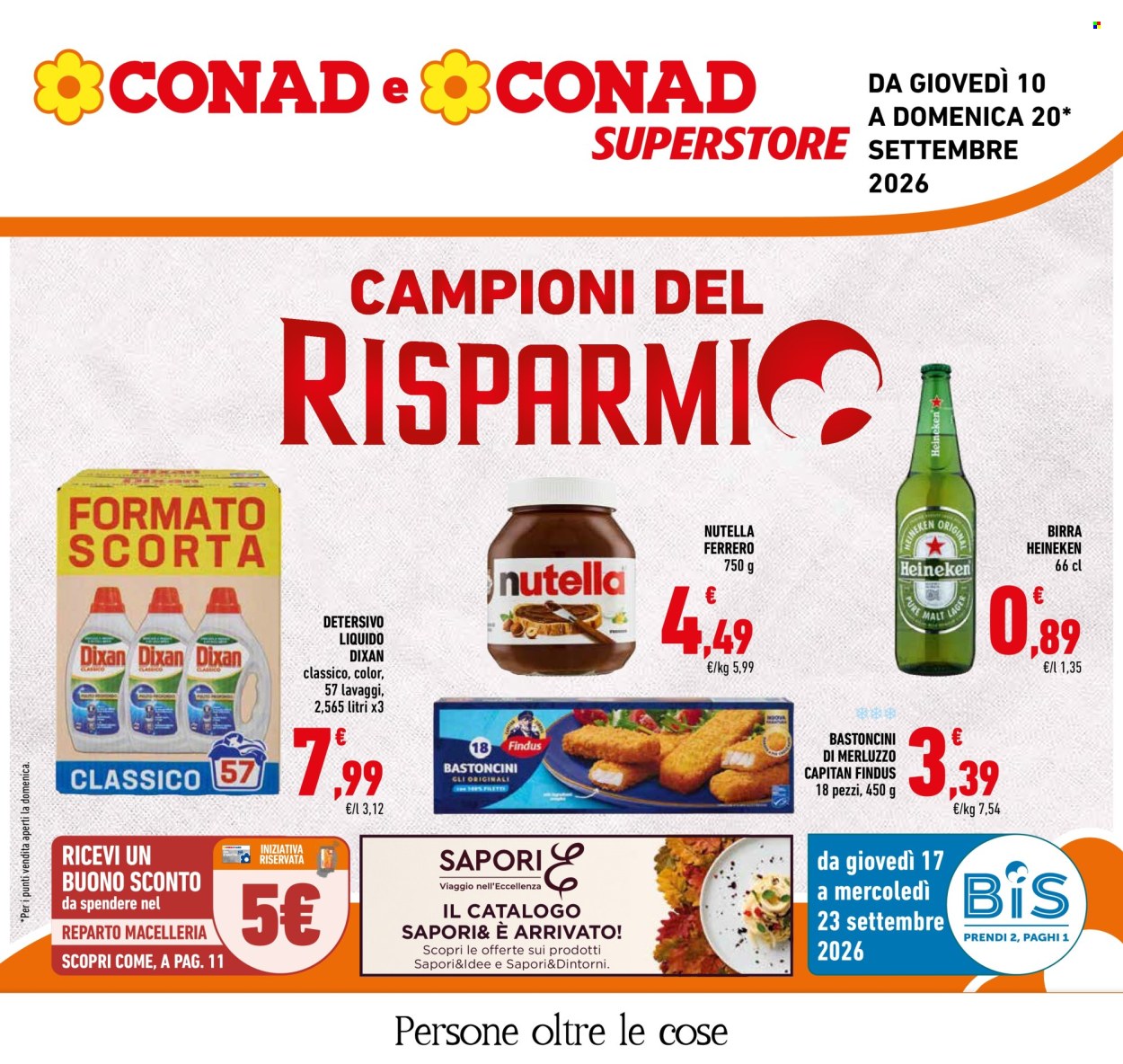 Volantino Conad Superstore - 10/9/2026 - 20/9/2026. Pagina 1