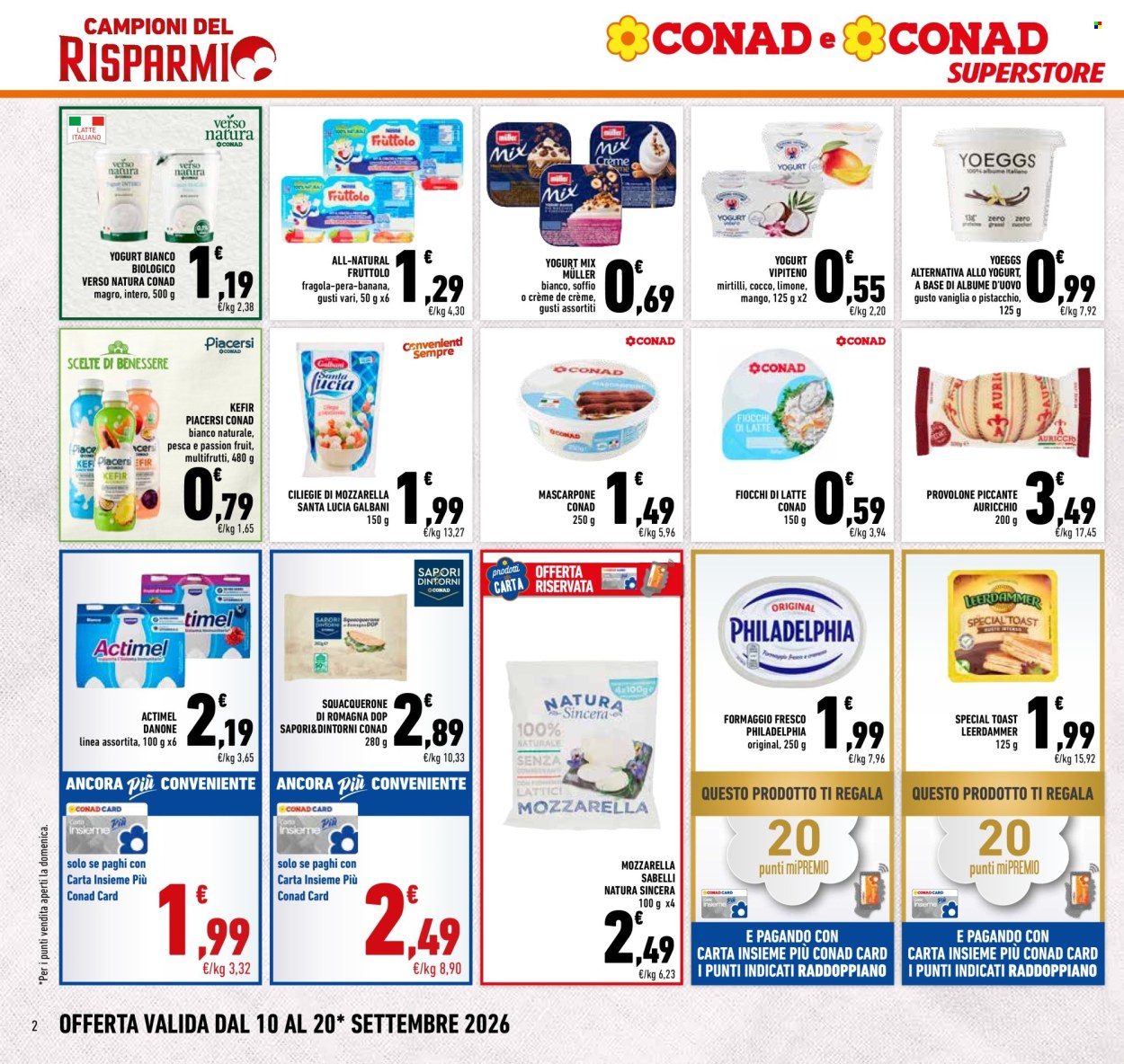 Volantino Conad Superstore - 10/9/2026 - 20/9/2026. Pagina 2