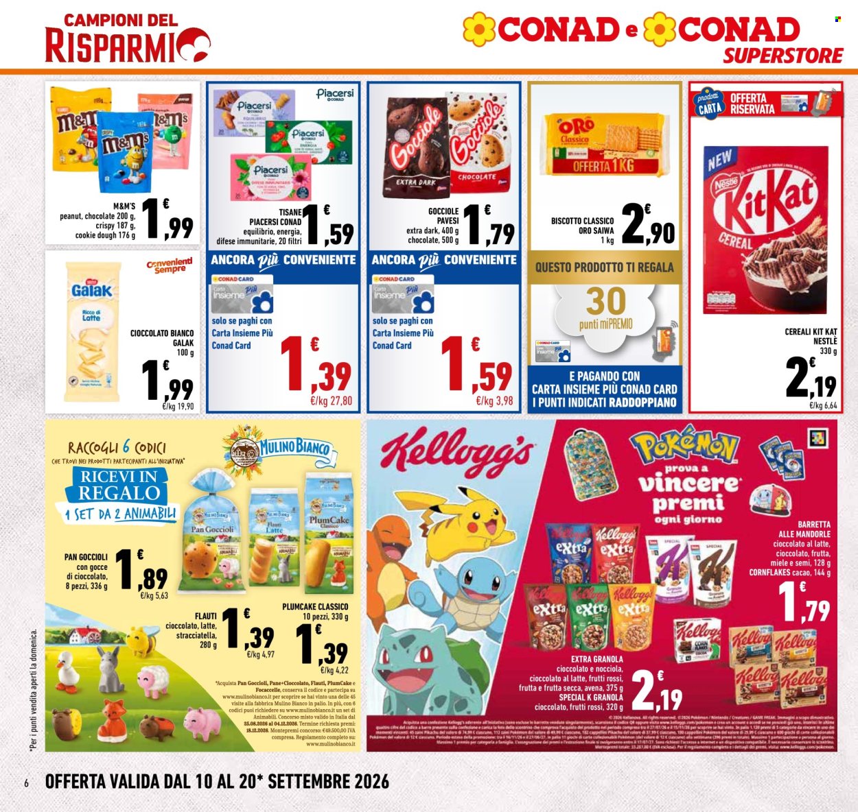 Volantino Conad Superstore - 10/9/2026 - 20/9/2026. Pagina 6