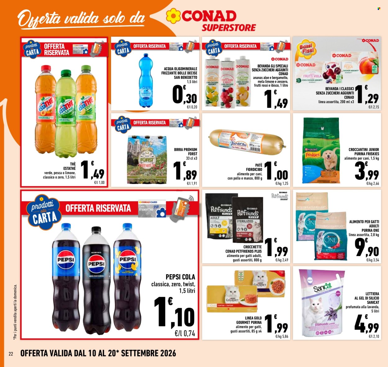 Volantino Conad Superstore - 10/9/2026 - 20/9/2026. Pagina 22