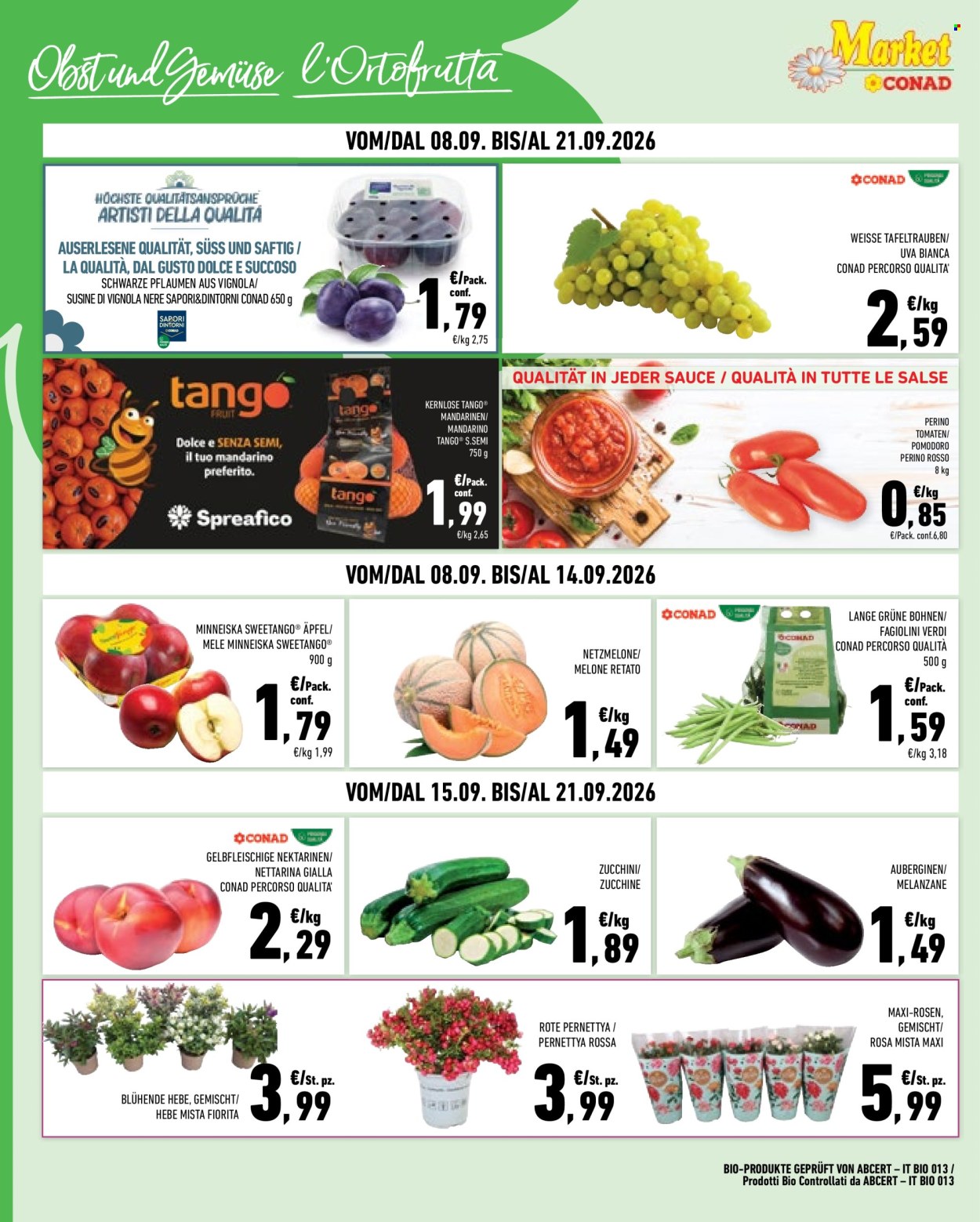 Volantino Market Conad - 8/9/2026 - 21/9/2026. Pagina 2