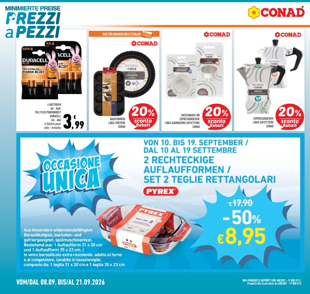 Volantino Conad - 8/9/2026 - 21/9/2026. Pagina 26