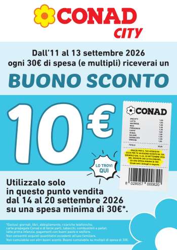 Volantino Conad - 11/9/2026 - 13/9/2026.
