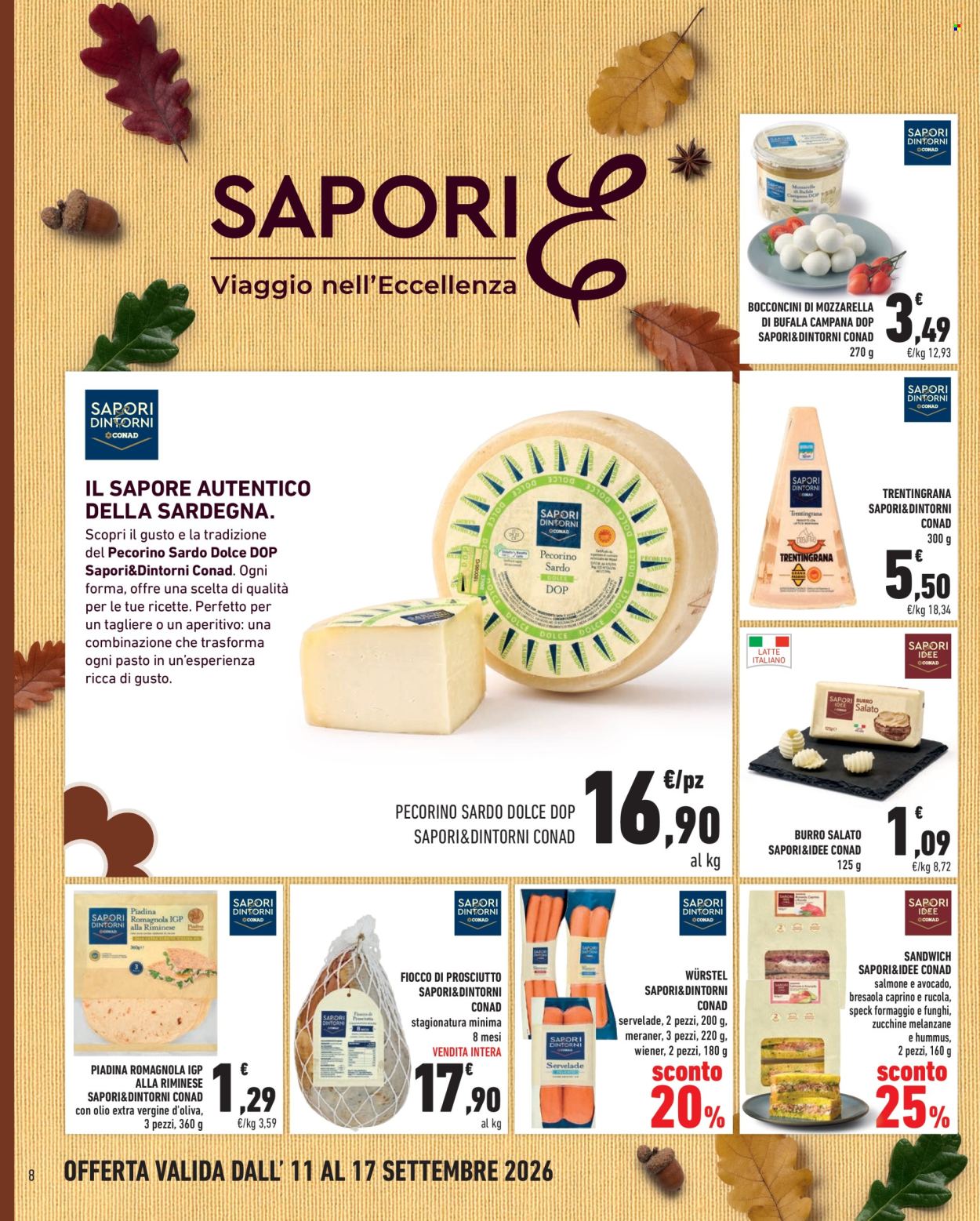 Volantino Conad - 11/9/2026 - 17/9/2026. Pagina 8