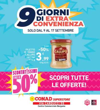 Volantino Conad Superstore - 9/9/2026 - 17/9/2026.