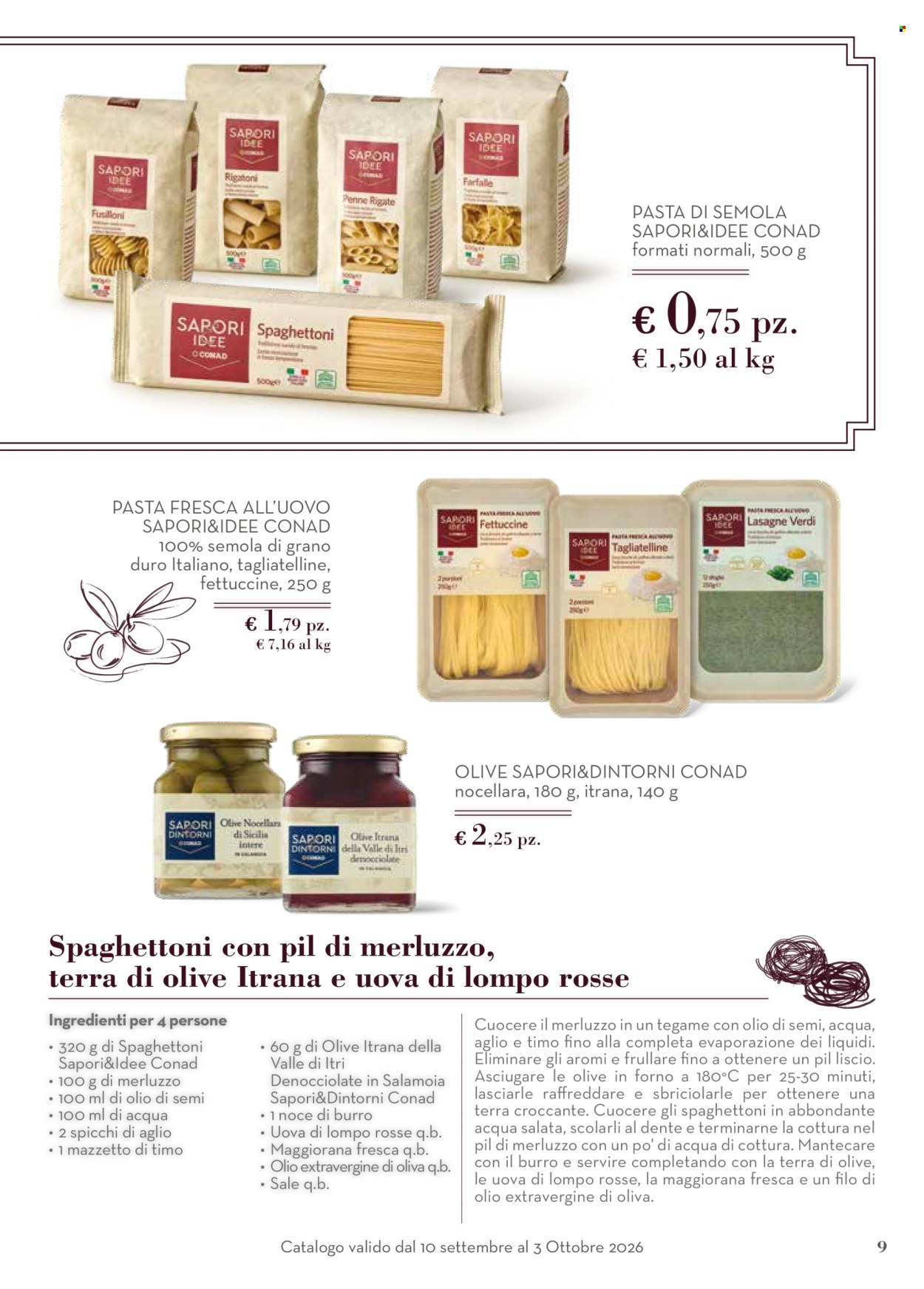 Volantino Conad - 10/9/2026 - 3/10/2026. Pagina 9