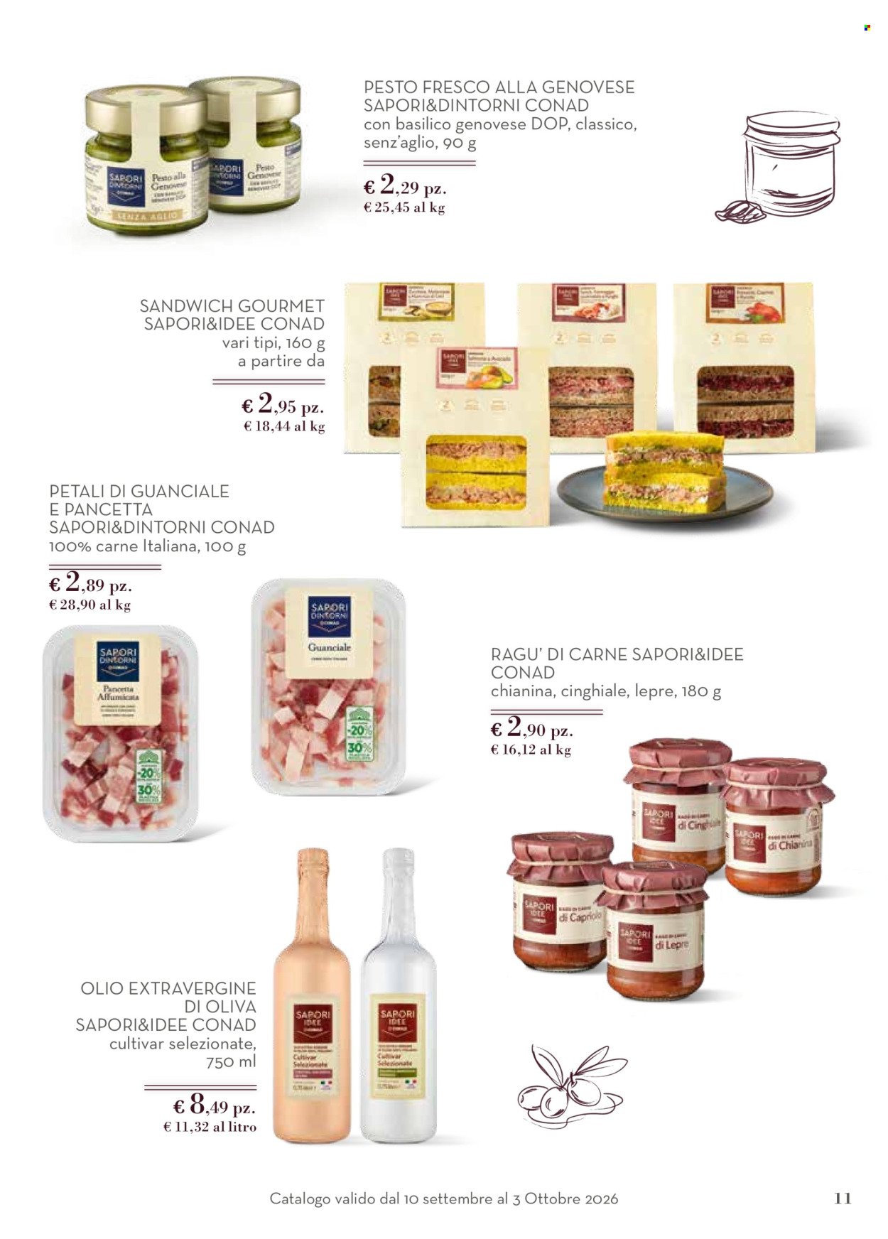 Volantino Conad - 10/9/2026 - 3/10/2026. Pagina 11