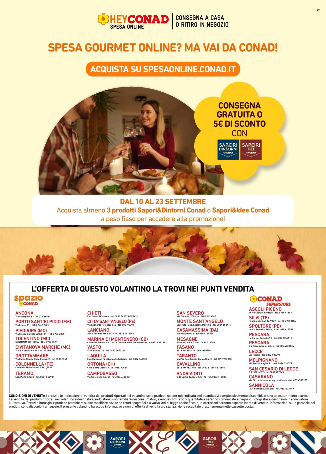 Volantino Conad - 10/9/2026 - 3/10/2026. Pagina 20