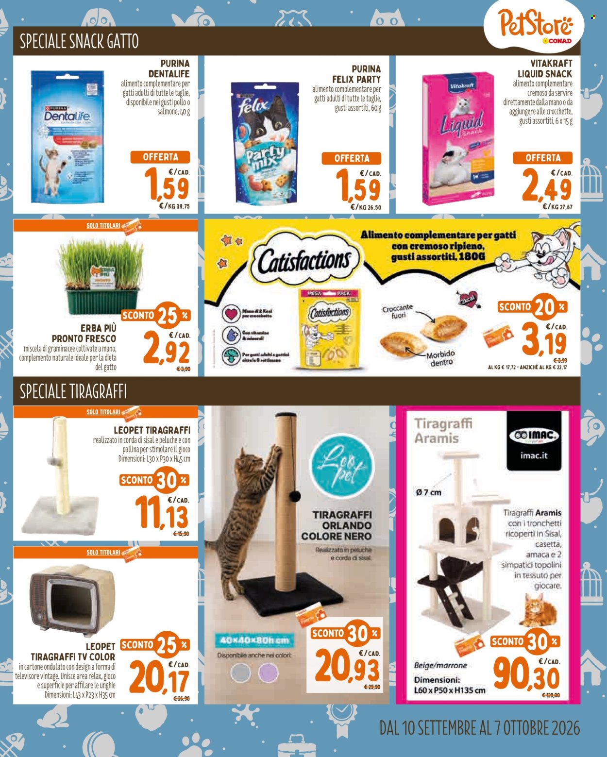 Volantino Pet Store Conad - 10/9/2026 - 7/10/2026. Pagina 7
