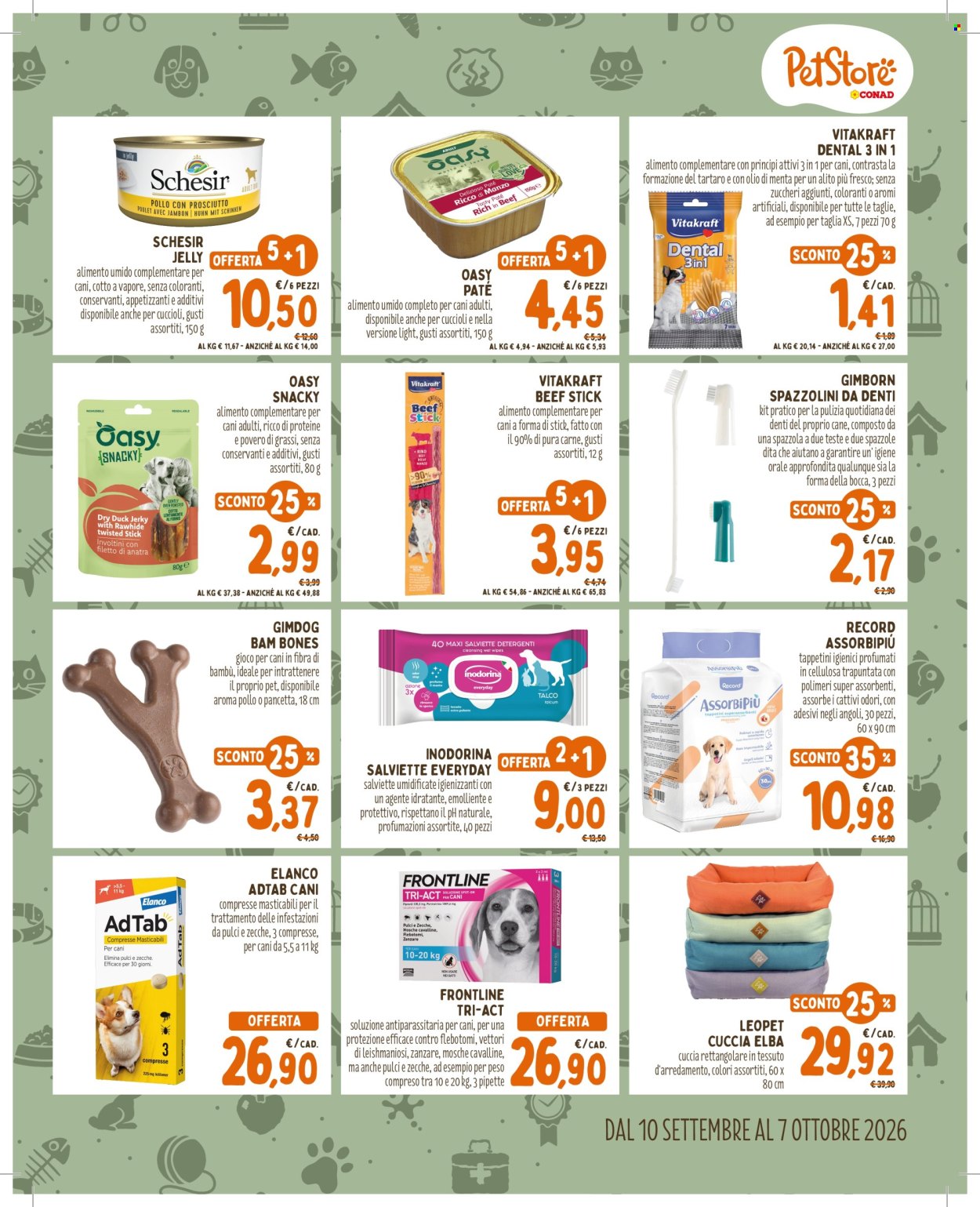 Volantino Pet Store Conad - 10/9/2026 - 7/10/2026. Pagina 3