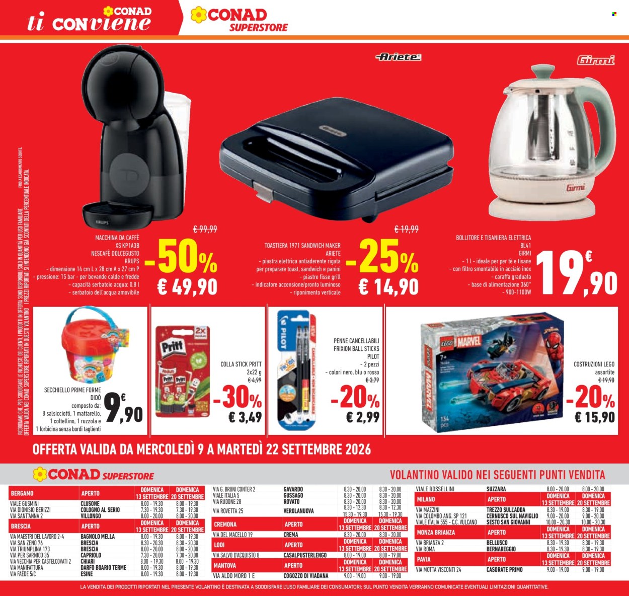 Volantino Conad Superstore - 23/9/2026 - 6/10/2026. Pagina 20