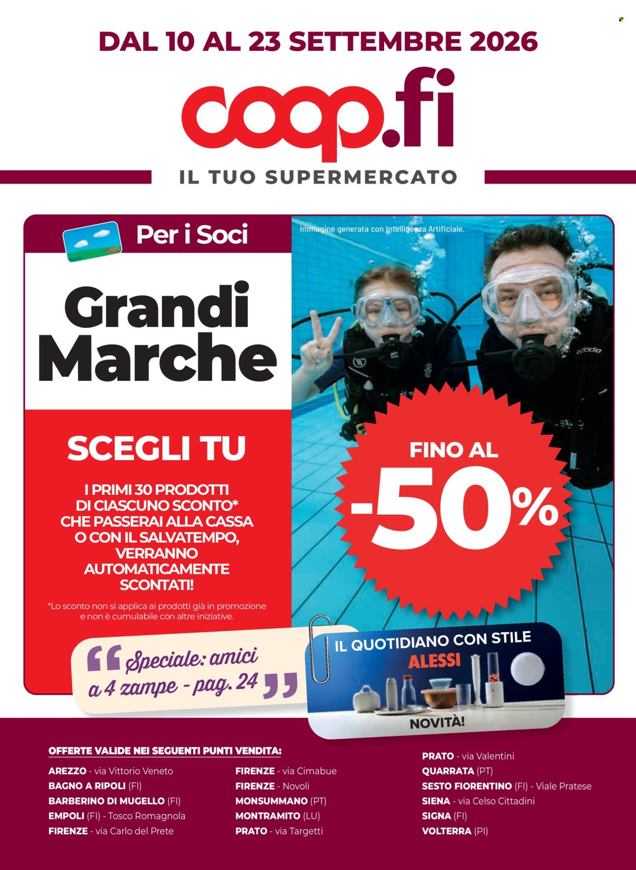 Volantino Coop - 10/9/2026 - 23/9/2026. Pagina 1