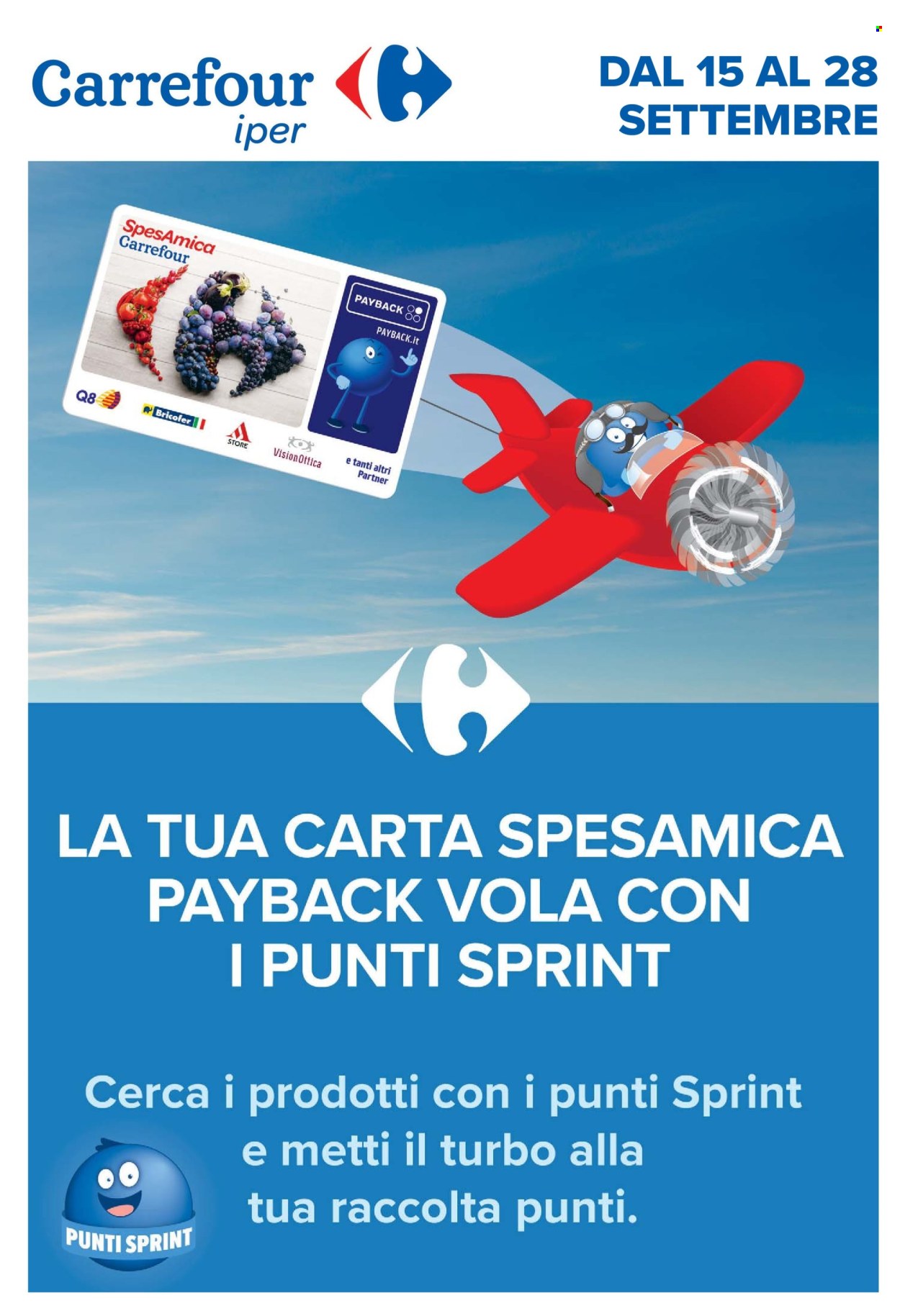 Volantino Carrefour - 15/9/2026 - 28/9/2026. Pagina 1