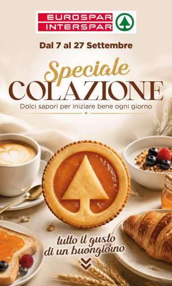 Volantino Eurospar - 7/9/2026 - 27/9/2026.