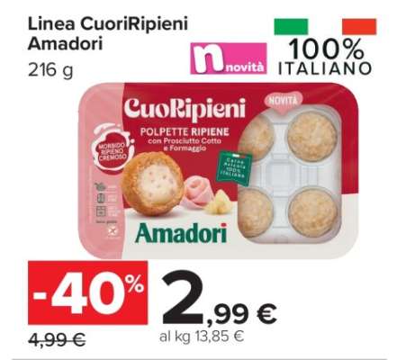 Linea CuoriRipieni Amadori