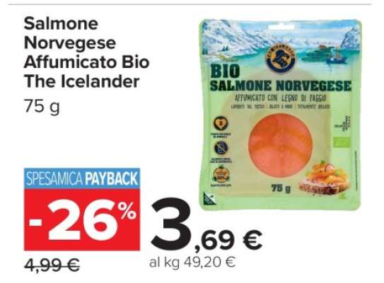 Salmone Norvegese Affumicato Bio The Icelander
