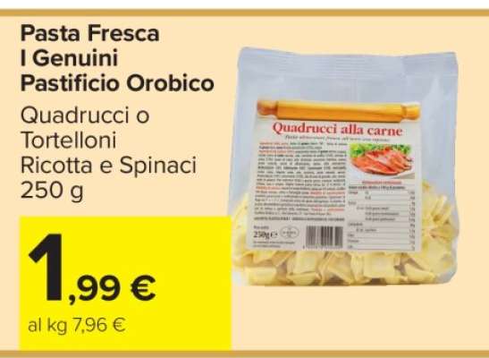 Pasta Fresca I Genuini Pastificio Orobico