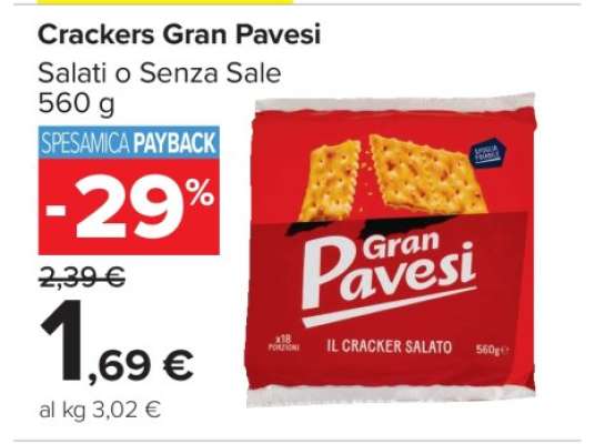 CRACKERS GRAN PAVESI