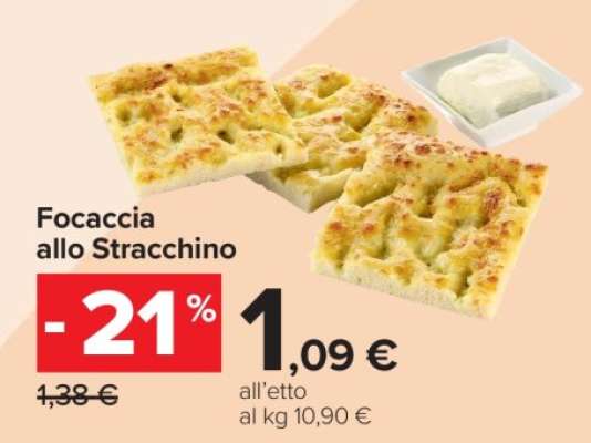 FOCACCIA ALLO STRACCHINO