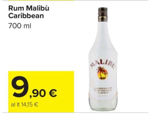 Rum Malibù Caribbean