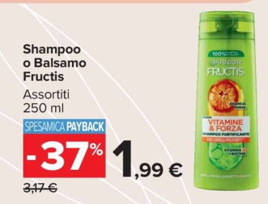 Shampoo o Balsamo Fructis