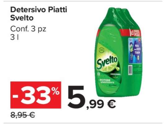 Detersivo Piatti Svelto