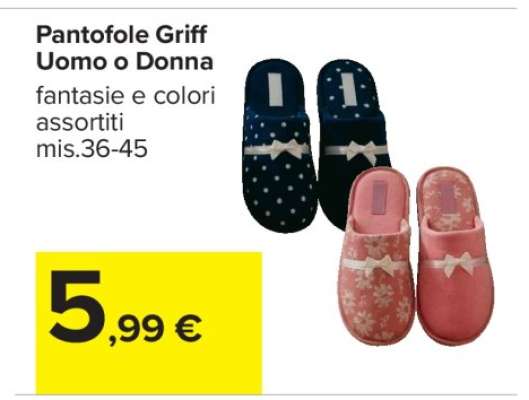 Pantofole Griff Uomo o Donna