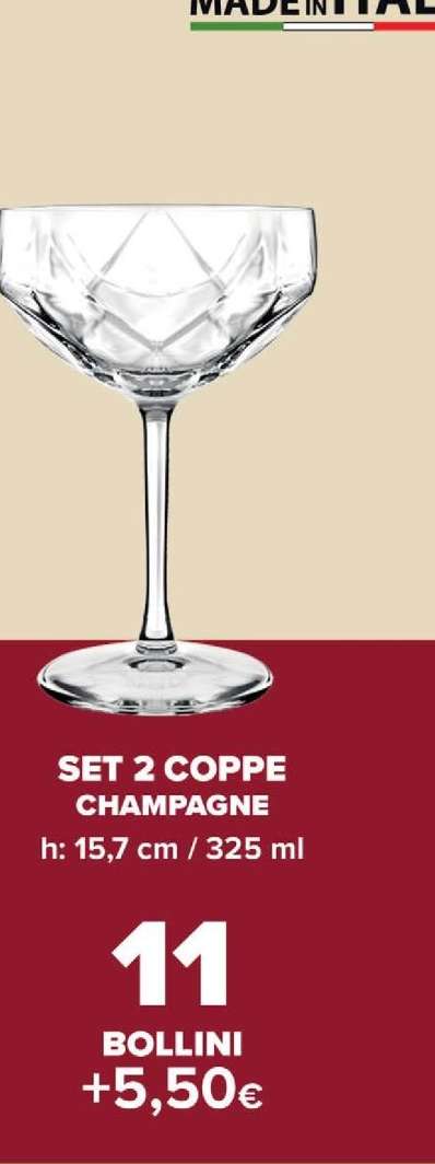 SET 2 COPPE CHAMPAGNE