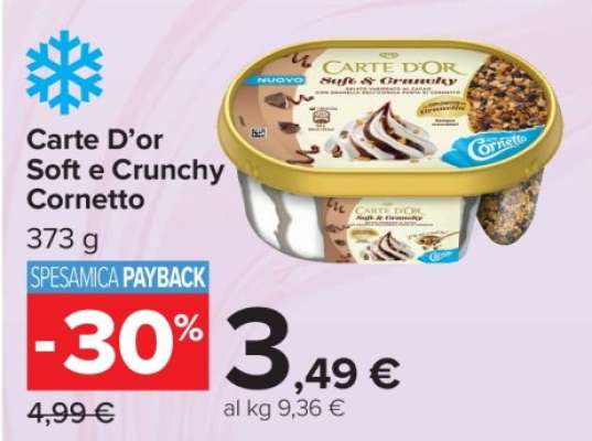 Carte D’or Soft e Crunchy Cornetto