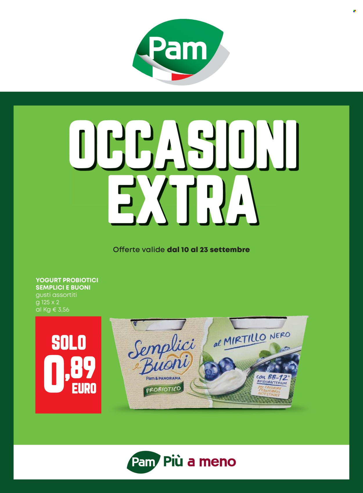 Volantino Pam Panorama - 10/9/2026 - 23/9/2026. Pagina 1