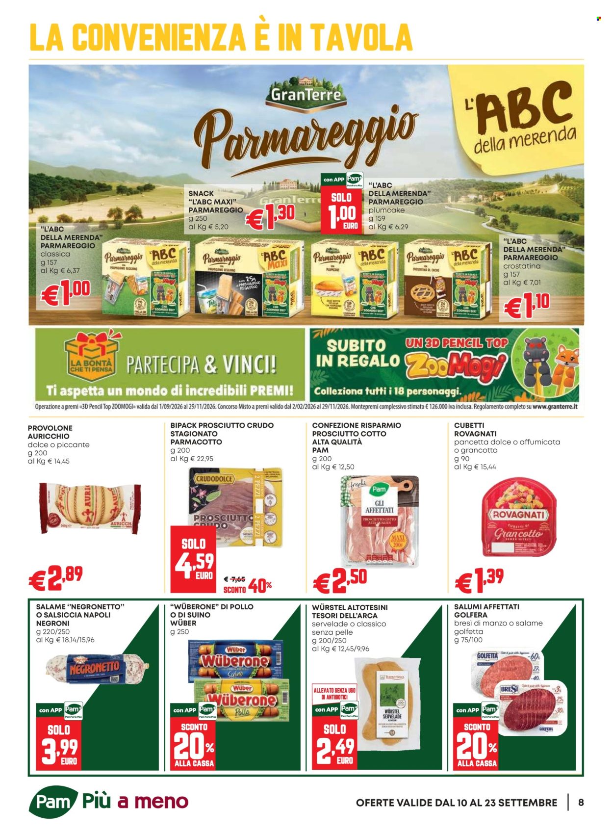 Volantino Pam Panorama - 10/9/2026 - 23/9/2026. Pagina 8