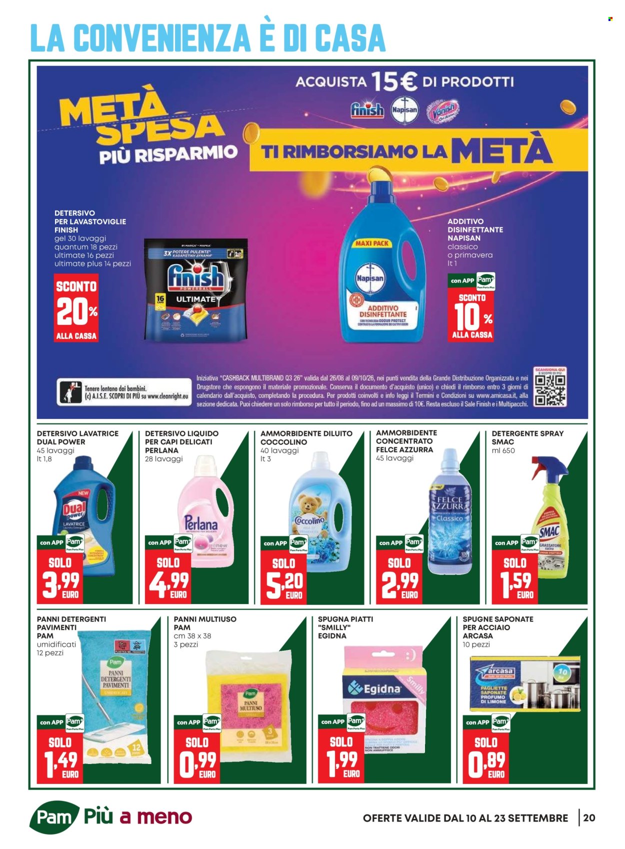 Volantino Pam Panorama - 10/9/2026 - 23/9/2026. Pagina 20