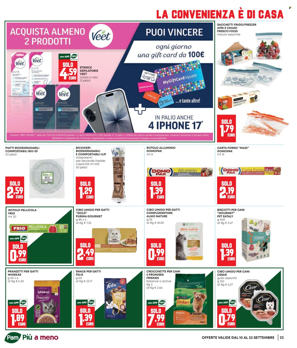 Volantino Pam Panorama - 10/9/2026 - 23/9/2026. Pagina 23