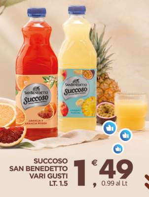 SUCCOSO SAN BENEDETTO VARI GUSTI