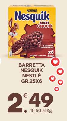 BARRETTA NESQUIK NESTLÈ GR.25X6