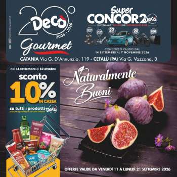 Volantino Deco - 11/9/2026 - 21/9/2026.